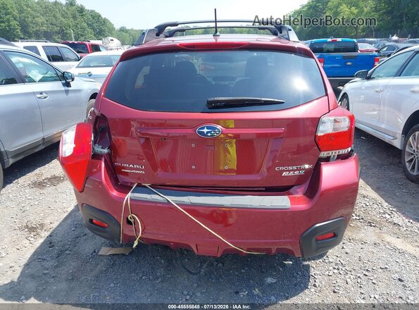JF2GPAACXG9239877 2016 SUBARU CROSSTREK Red 