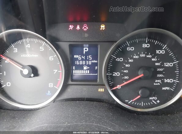 JF2GPABC0G8203202 2016 SUBARU CROSSTREK Black Widok tylnych siedzeń
