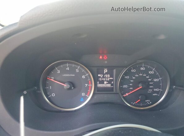 JF2GPABC0G8217553 2016 SUBARU CROSSTREK Silver Սարքավորումների վահանակի տեսք