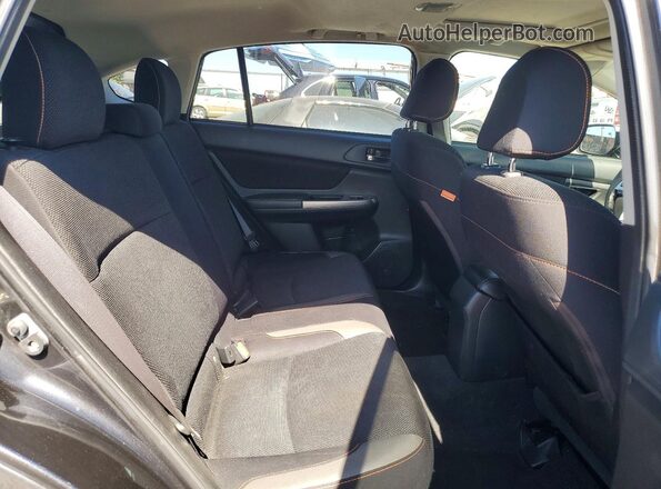 JF2GPABC0G8290163 2016 SUBARU CROSSTREK Gray Rear interior view