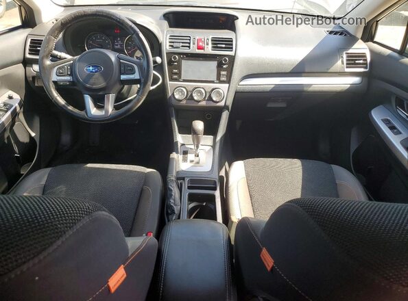 JF2GPABC0G8290163 2016 SUBARU CROSSTREK Gray Dashboard view