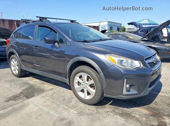 JF2GPABC0G8290163 2016 SUBARU CROSSTREK Gray Front right