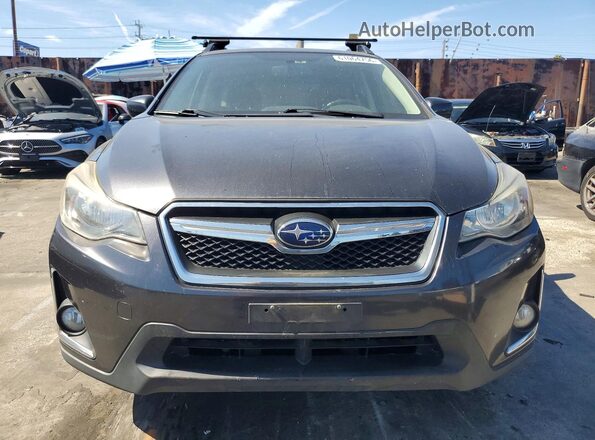 JF2GPABC0G8290163 2016 SUBARU CROSSTREK Gray Front view