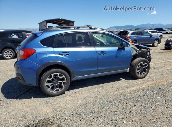 JF2GPABC0H8210152 2017 SUBARU CROSSTREK Blue Trasero derecho