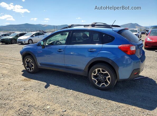 JF2GPABC0H8210152 2017 SUBARU CROSSTREK Blue Trasero izquierdo