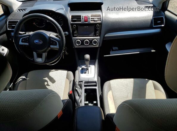 JF2GPABC0H8210152 2017 SUBARU CROSSTREK Blue Vista del salpicadero