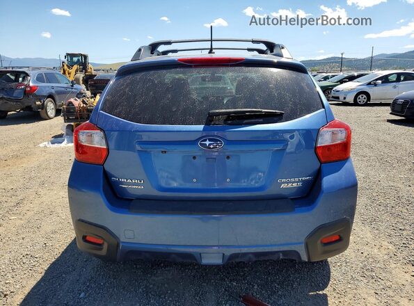 JF2GPABC0H8210152 2017 SUBARU CROSSTREK Blue Vista trasera