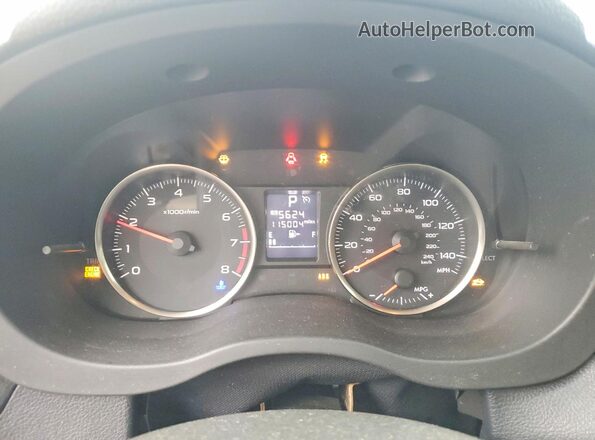 JF2GPABC0H8260856 2017 SUBARU CROSSTREK Blue ხელსაწყოთა პანელის ხედი