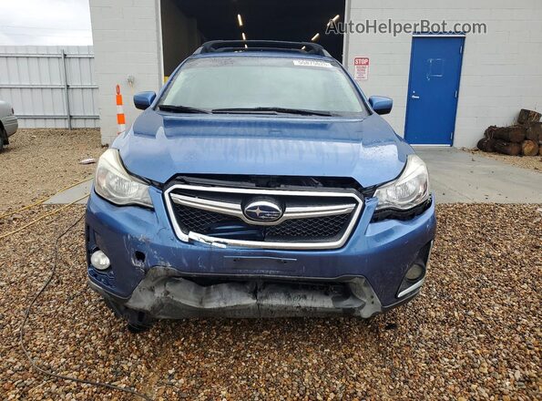 JF2GPABC0H8260856 2017 SUBARU CROSSTREK Blue წინა ხედი