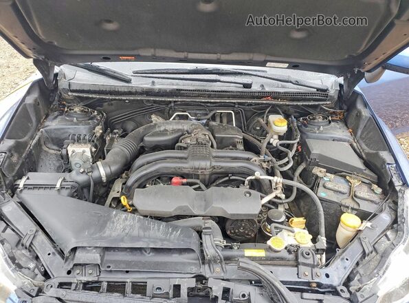 JF2GPABC0H8260856 2017 SUBARU CROSSTREK Blue ძრავის განყოფილების ხედი