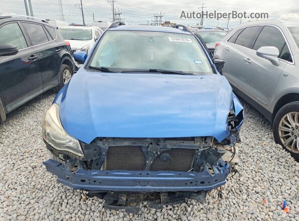 JF2GPABC0HG225319 2017 SUBARU CROSSTREK Blue წინა ხედი