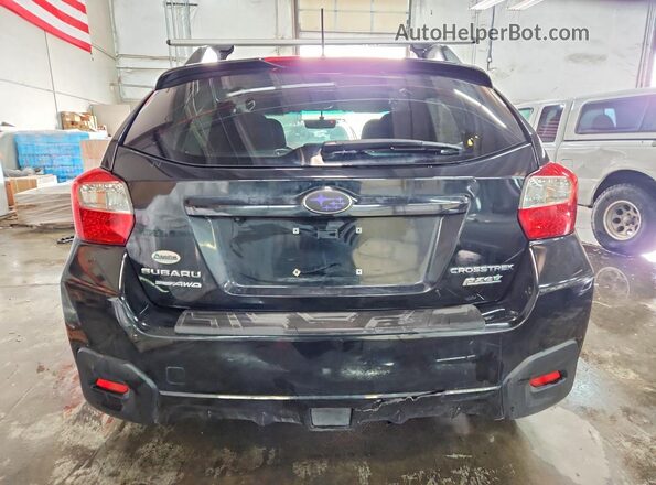 JF2GPABC0HH277558 2017 SUBARU CROSSTREK Black Вид ззаду