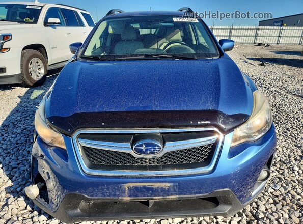 JF2GPABC0HH280931 2017 SUBARU CROSSTREK Blue წინა ხედი