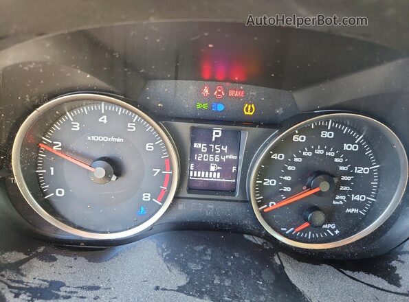 JF2GPABC0HH280931 2017 SUBARU CROSSTREK Blue ხელსაწყოთა პანელის ხედი