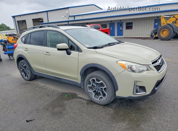 JF2GPABC1G8287871 2016 SUBARU CROSSTREK Бежевый Передняя правая четверть