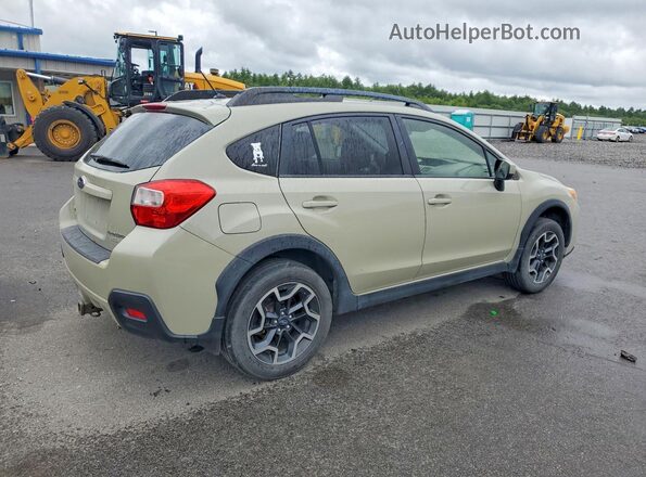 JF2GPABC1G8287871 2016 SUBARU CROSSTREK Бежевый Задняя правая четверть