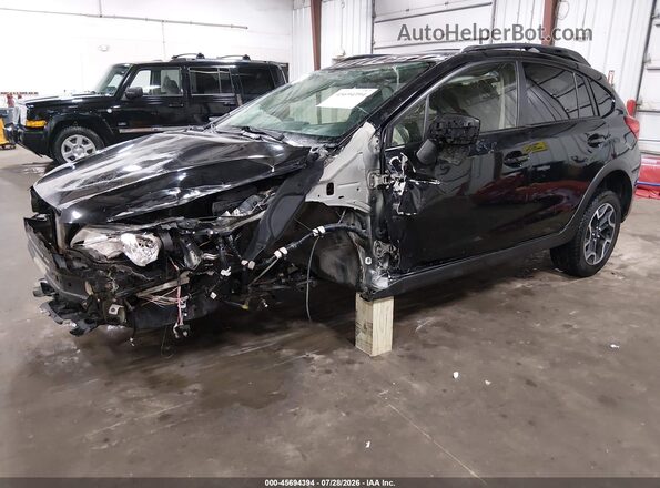 JF2GPABC1G8319024 2016 SUBARU CROSSTREK Черный Передняя левая четверть
