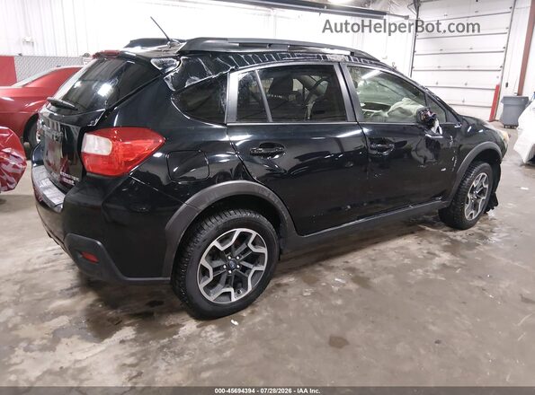 JF2GPABC1G8319024 2016 SUBARU CROSSTREK Черный Задняя правая четверть