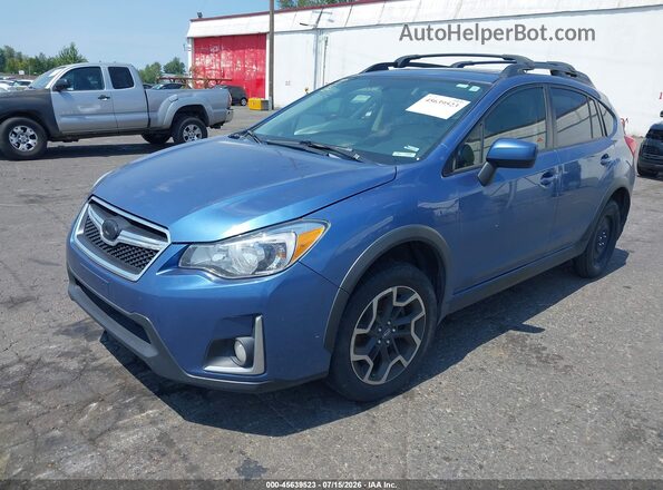 JF2GPABC1H8213626 2017 SUBARU CROSSTREK Blue Vista tres cuartos delantera izquierda