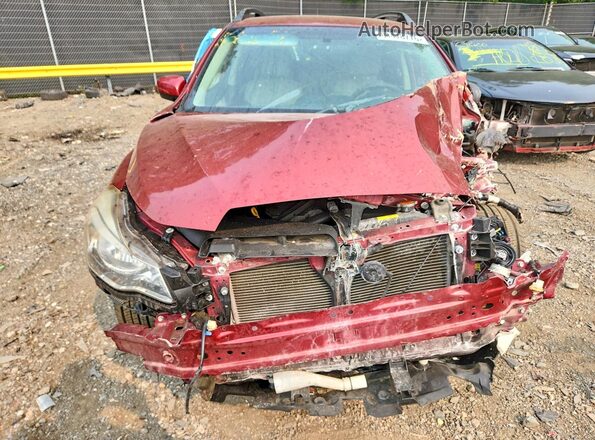 JF2GPABC1HH242740 2017 SUBARU CROSSTREK Red Front view