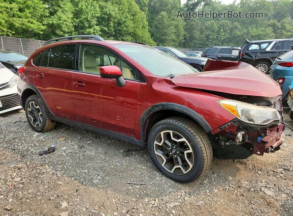 JF2GPABC1HH242740 2017 SUBARU CROSSTREK Red Front right