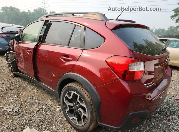 JF2GPABC1HH242740 2017 SUBARU CROSSTREK Red Rear left