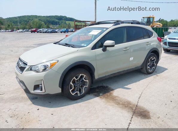 JF2GPABC2G8202567 2016 SUBARU CROSSTREK Tan Առջևի ձախ երեք քառորդ տեսարան