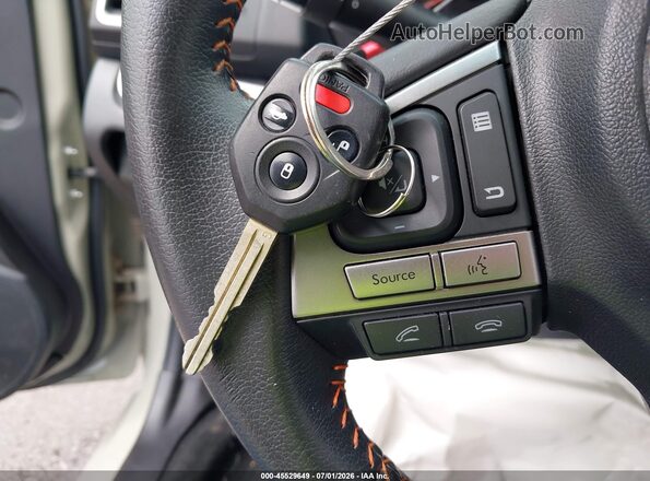 JF2GPABC2G8231700 2016 SUBARU CROSSTREK Beige წინა პანელის ხედი