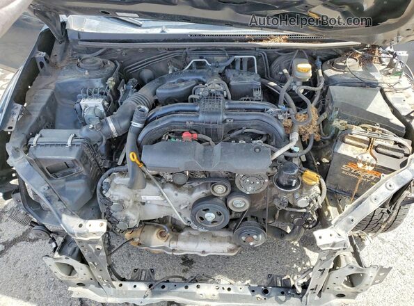 JF2GPABC2G8265989 2016 SUBARU CROSSTREK Black უკანა სალონის ხედი