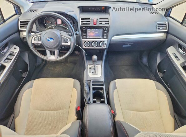 JF2GPABC2G8325270 2016 SUBARU CROSSTREK Синий Вид панели приборов