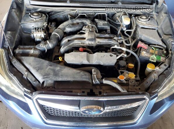 JF2GPABC2G9282351 2016 SUBARU CROSSTREK Blue უკანა სალონის ხედი