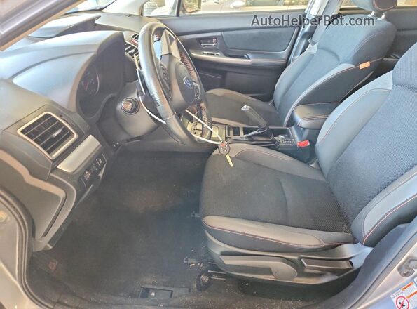 JF2GPABC2H8267663 2017 SUBARU CROSSTREK Silver Вид салону спереду