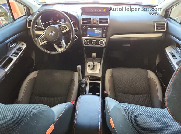 JF2GPABC2H8267663 2017 SUBARU CROSSTREK Silver Вид панелі приладів