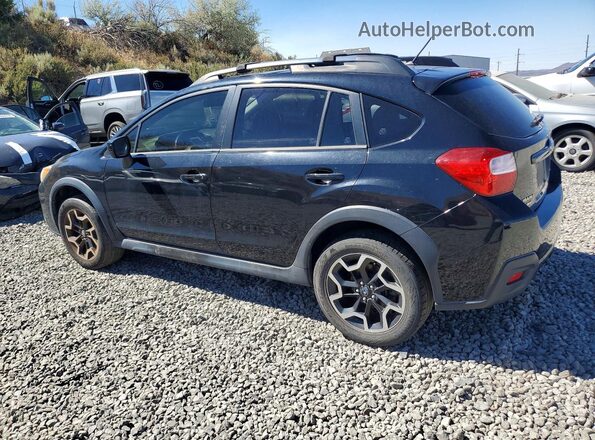 JF2GPABC2H9216691 2017 SUBARU CROSSTREK Black უკანა მარცხენა