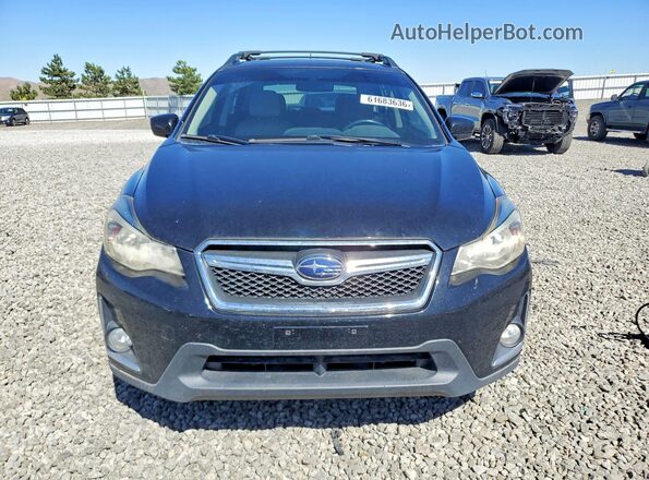 JF2GPABC2H9216691 2017 SUBARU CROSSTREK Black წინა ხედი