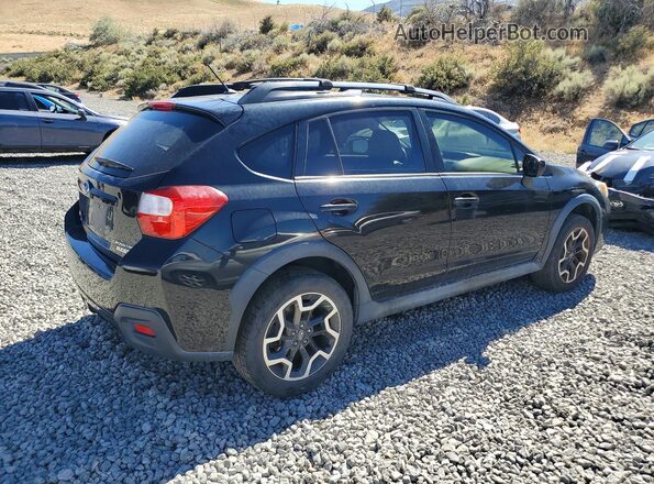 JF2GPABC2H9216691 2017 SUBARU CROSSTREK Black უკანა მარჯვენა