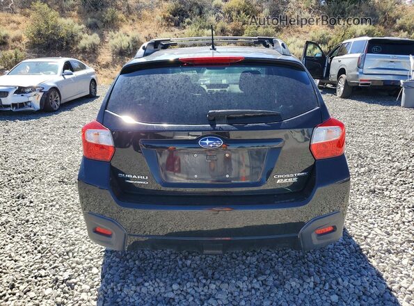 JF2GPABC2H9216691 2017 SUBARU CROSSTREK Black უკანა ხედი