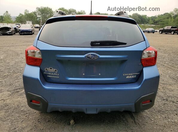 JF2GPABC2HH238261 2017 SUBARU CROSSTREK Blue უკანა ხედი
