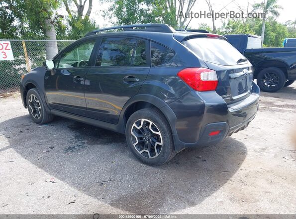 JF2GPABC2HH274905 2017 SUBARU CROSSTREK Black Trasero izquierdo