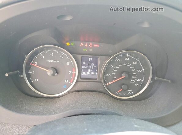 JF2GPABC2HH274998 2017 SUBARU CROSSTREK White Вид щитка приладів