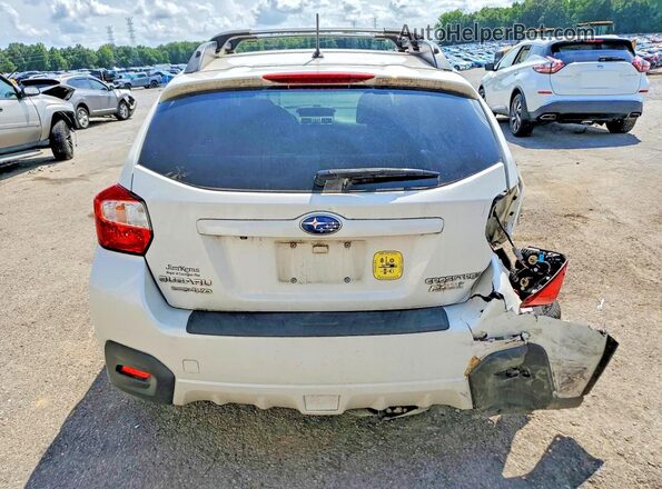 JF2GPABC2HH274998 2017 SUBARU CROSSTREK White Вид ззаду