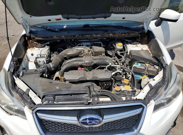 JF2GPABC2HH274998 2017 SUBARU CROSSTREK White Вид підкапотного простору