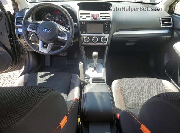 JF2GPABC3G8226151 2016 SUBARU CROSSTREK Charcoal Dashboard view