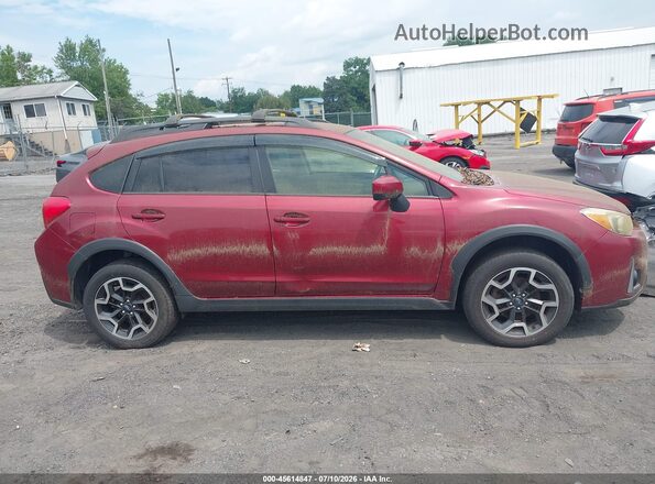 JF2GPABC3HH270684 2017 SUBARU CROSSTREK Red Rear interior view