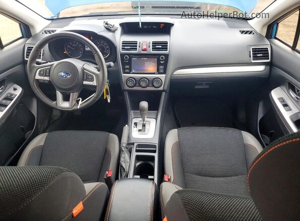 JF2GPABC4H8210770 2017 SUBARU CROSSTREK Blue წინა პანელის ხედი