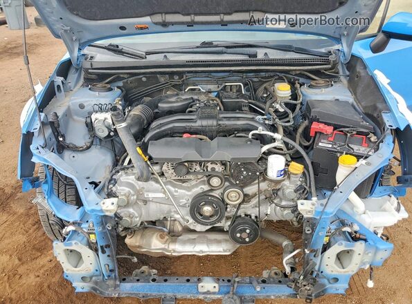 JF2GPABC4H8210770 2017 SUBARU CROSSTREK Blue უკანა სალონის ხედი