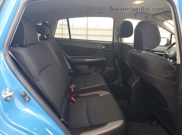 JF2GPABC4H8210770 2017 SUBARU CROSSTREK Blue უკანა სავარძლების ხედი