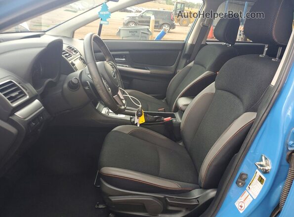 JF2GPABC4H8210770 2017 SUBARU CROSSTREK Blue წინა სალონის ხედი
