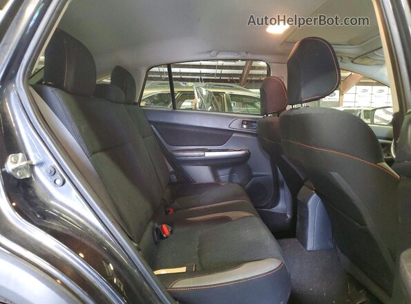 JF2GPABC4H8215645 2017 SUBARU CROSSTREK Gray უკანა სალონის ხედი