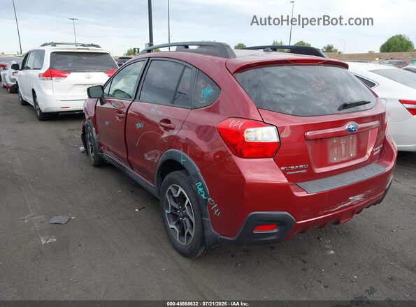 JF2GPABC4HH280883 2017 SUBARU CROSSTREK Red Tył lewy